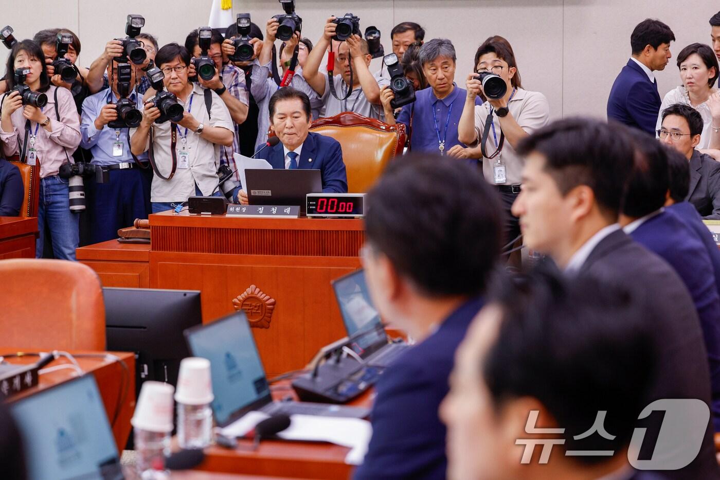 정청래 국회 법제사법위원회 위원장. 뉴스1 ⓒ News1 안은나 기자